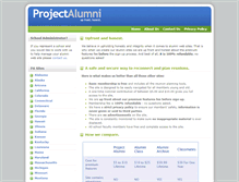 Tablet Screenshot of projectalumni.org